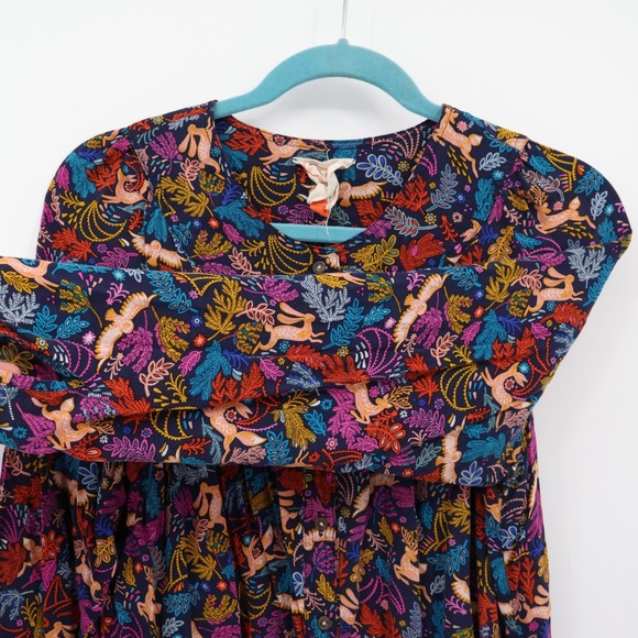 Colorful Patterned Women's Top - Picture 11 of 16